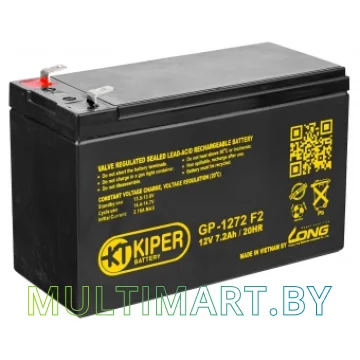 Аккумулятор для ИБП Kiper GP-1272 F2 (12В/7.2 А·ч)